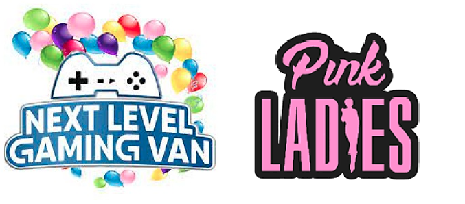 Next Level Gaming and Pink Ladies Glam Van logo