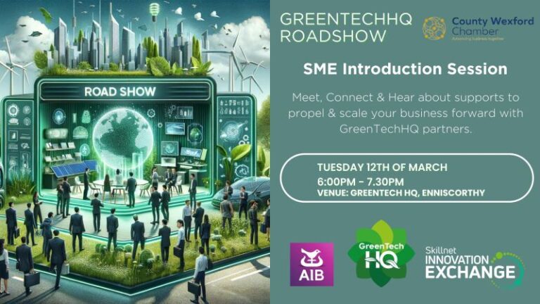 GreenTechHQ Roadshow poster